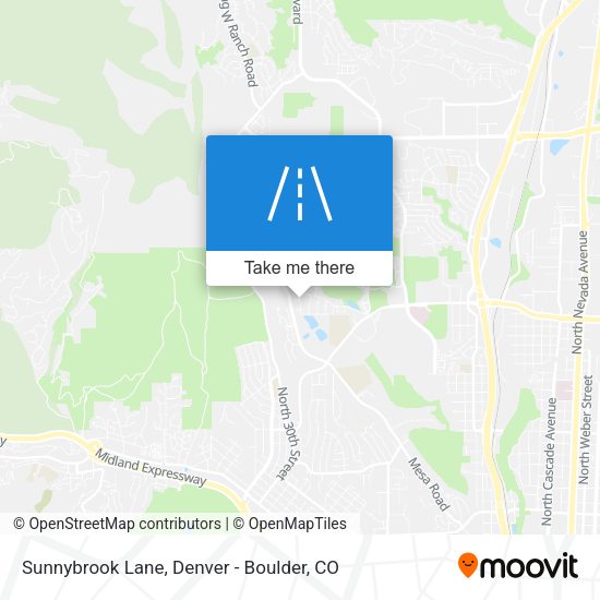 Sunnybrook Lane map