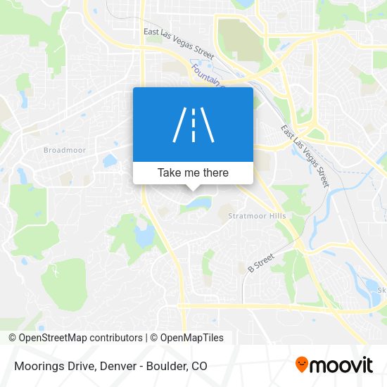 Moorings Drive map