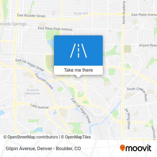 Mapa de Gilpin Avenue