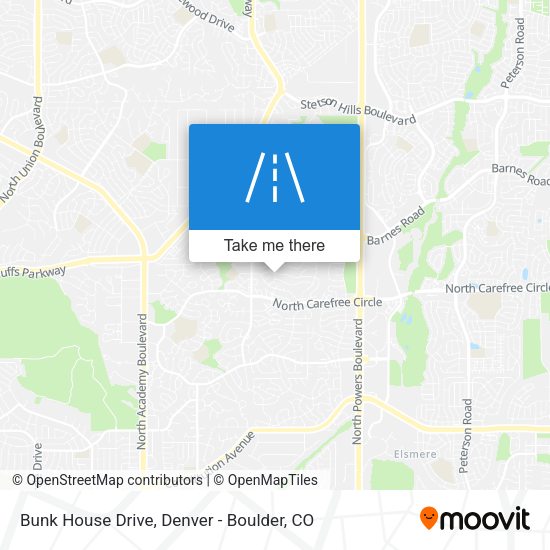 Bunk House Drive map