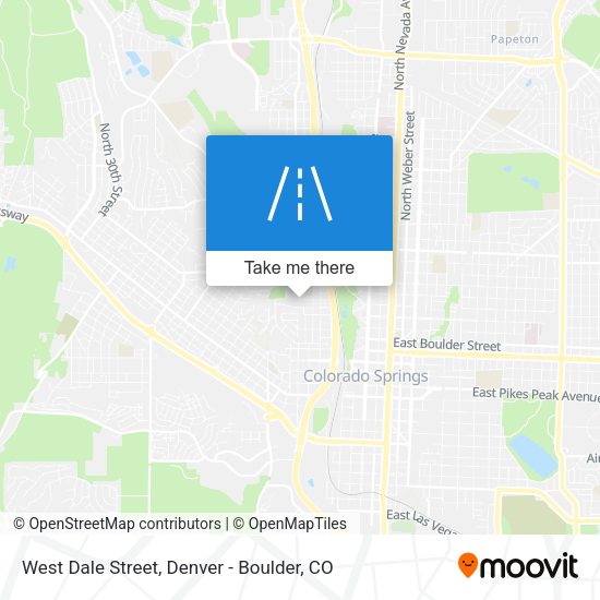 West Dale Street map