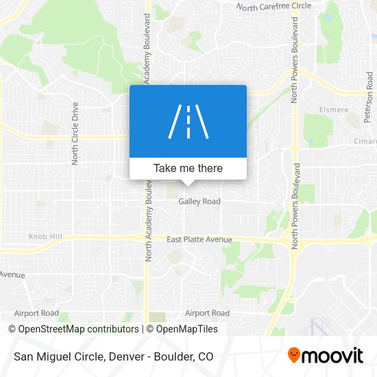 San Miguel Circle map