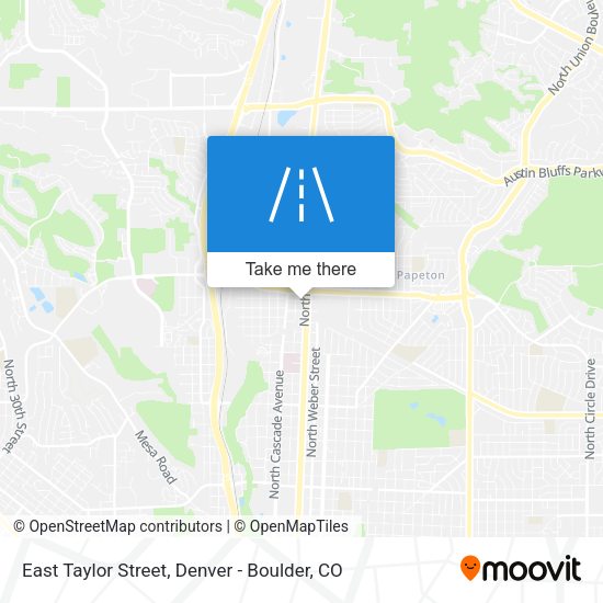 East Taylor Street map