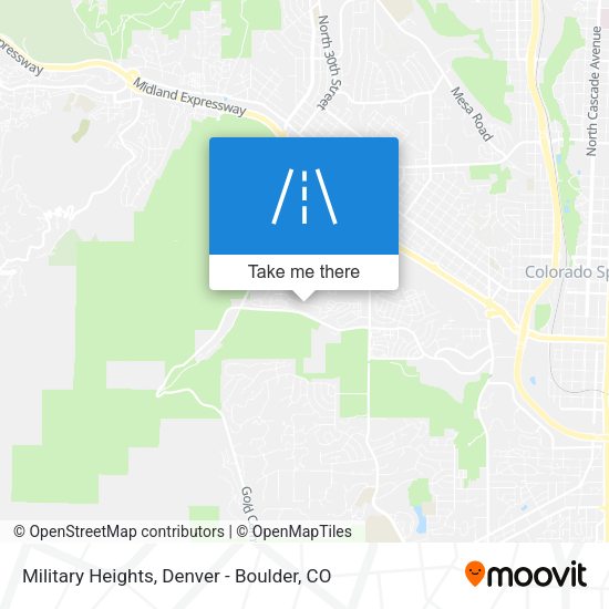 Military Heights map