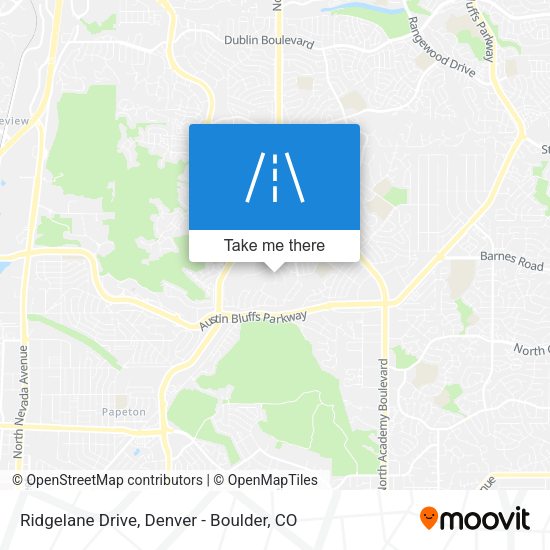 Ridgelane Drive map