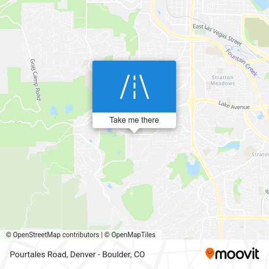 Pourtales Road map