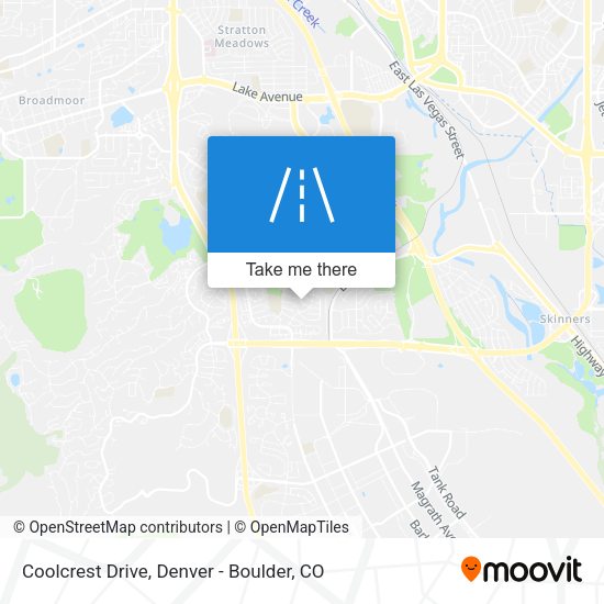 Coolcrest Drive map