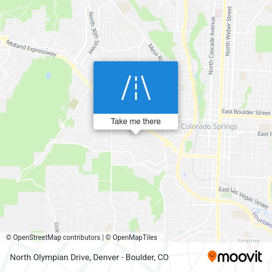 North Olympian Drive map