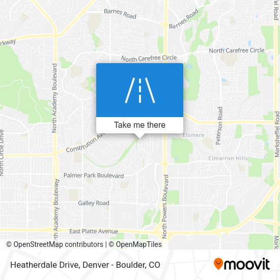Heatherdale Drive map