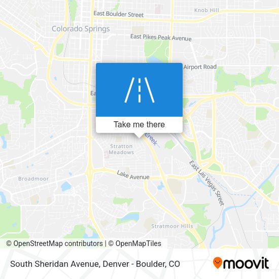Mapa de South Sheridan Avenue