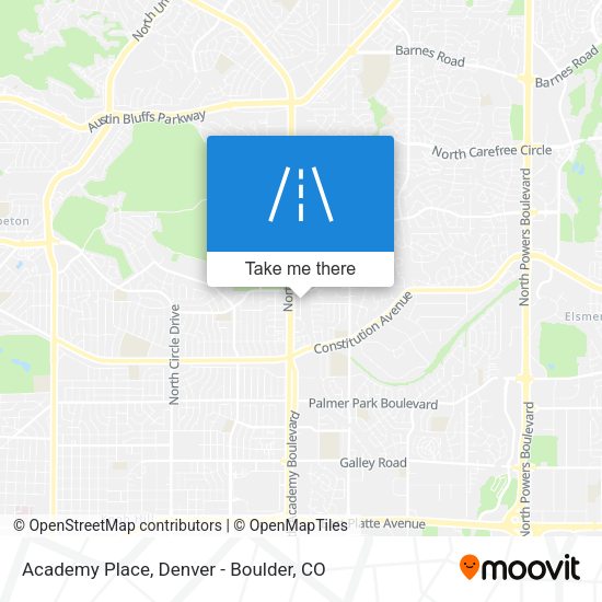 Mapa de Academy Place