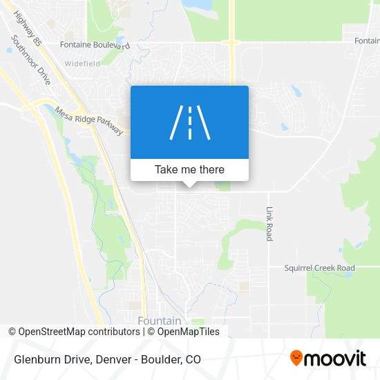 Glenburn Drive map