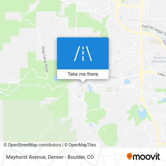 Mayhurst Avenue map