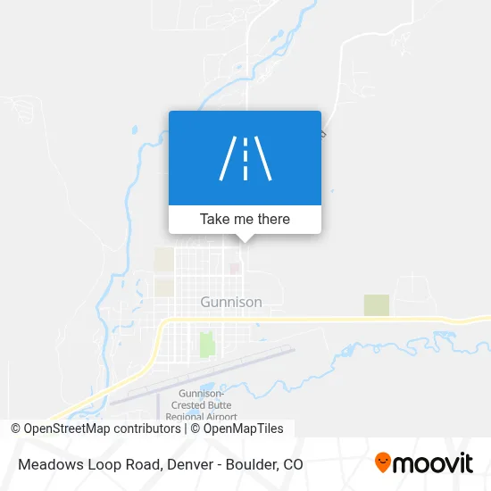 Meadows Loop Road map