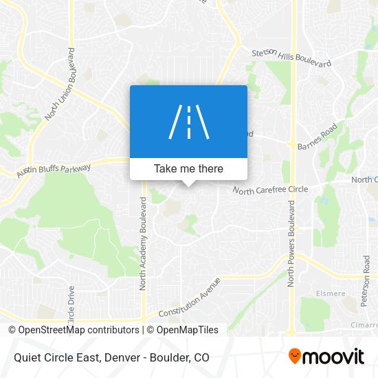 Quiet Circle East map