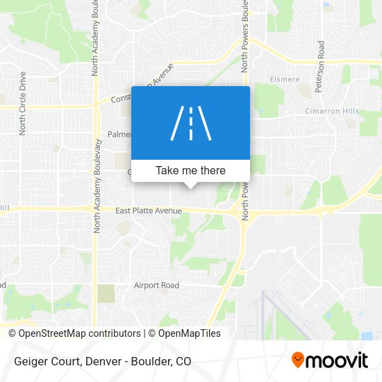 Geiger Court map