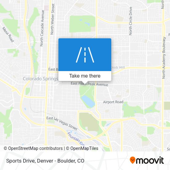 Sports Drive map