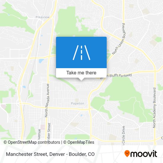 Manchester Street map