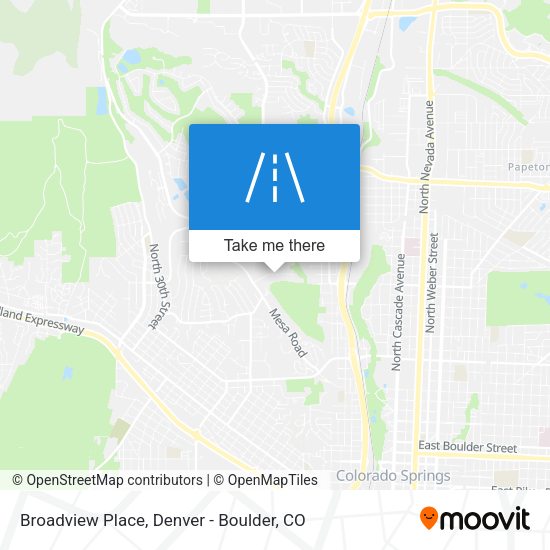 Broadview Place map