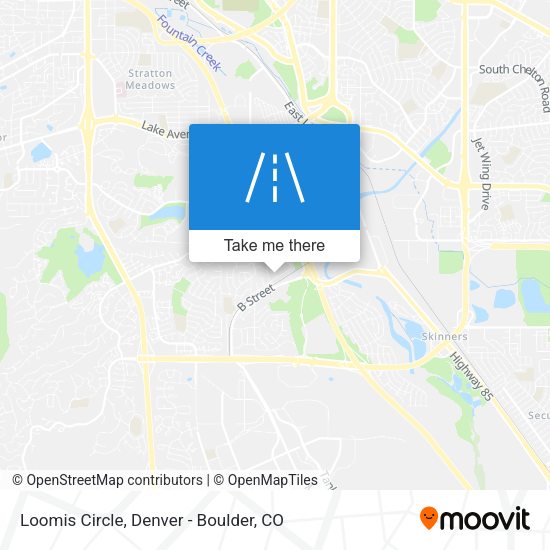 Mapa de Loomis Circle