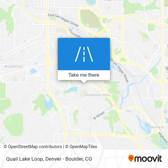 Quail Lake Loop map