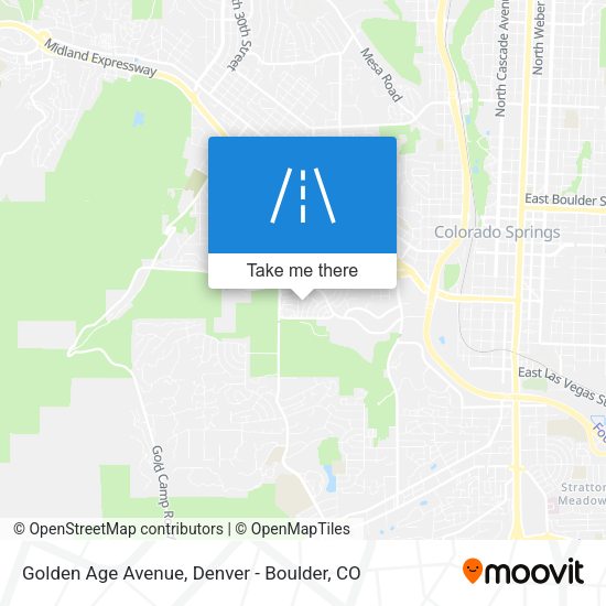 Mapa de Golden Age Avenue
