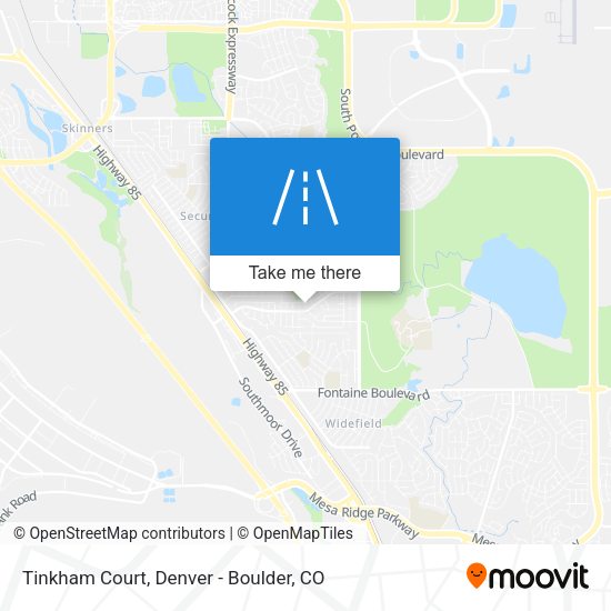 Mapa de Tinkham Court