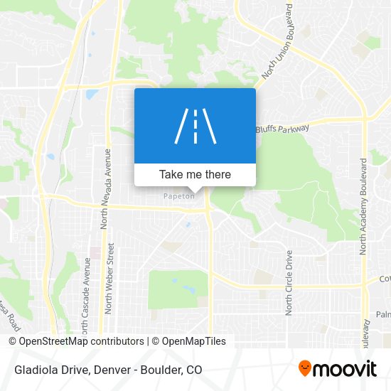 Mapa de Gladiola Drive