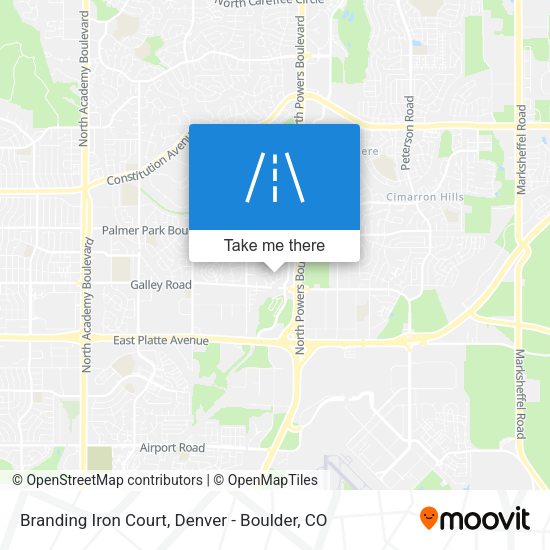 Branding Iron Court map