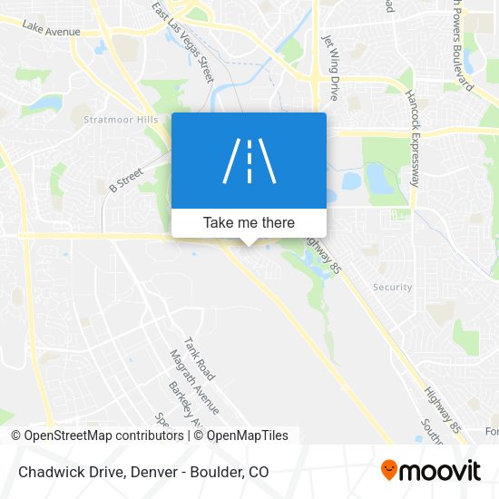 Chadwick Drive map