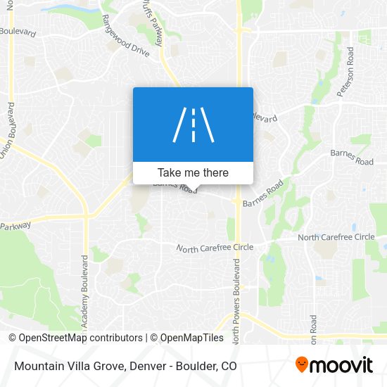 Mapa de Mountain Villa Grove