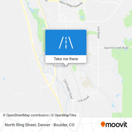 North Ring Street map