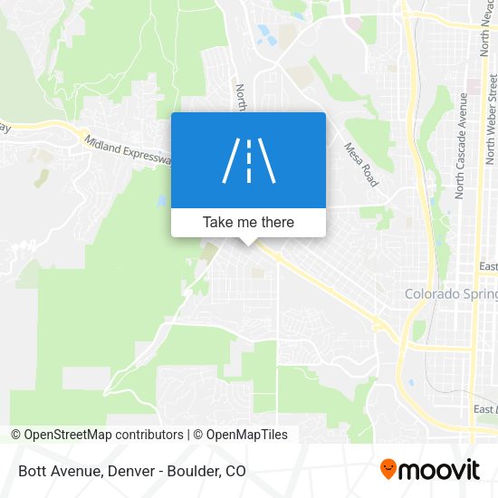 Mapa de Bott Avenue