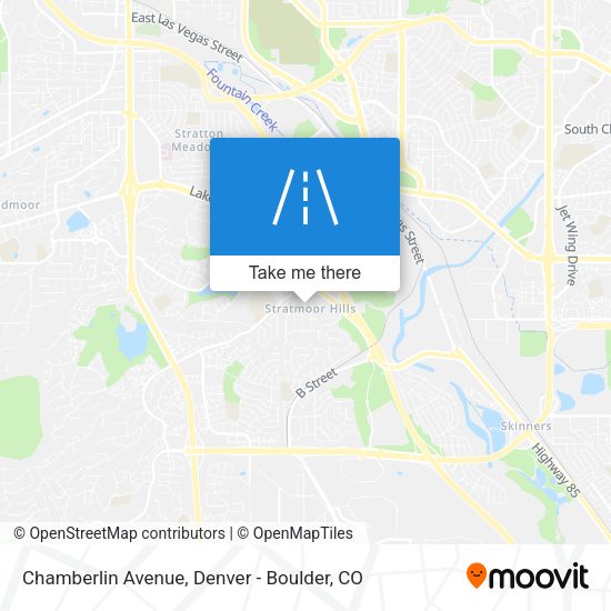 Mapa de Chamberlin Avenue