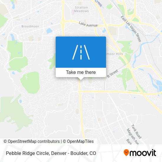 Pebble Ridge Circle map