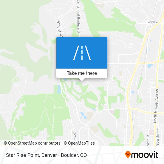 Star Rise Point map