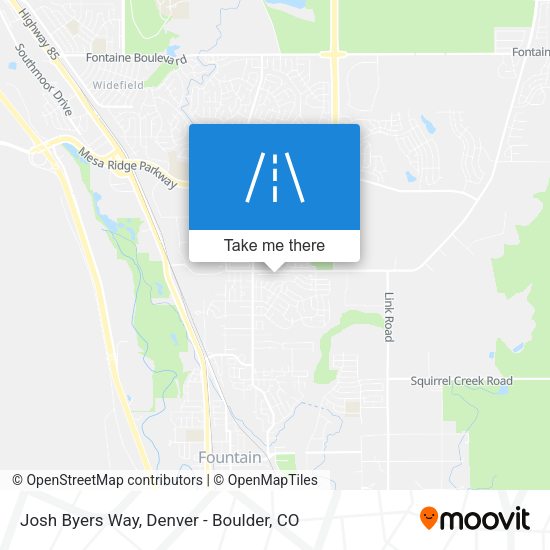 Mapa de Josh Byers Way