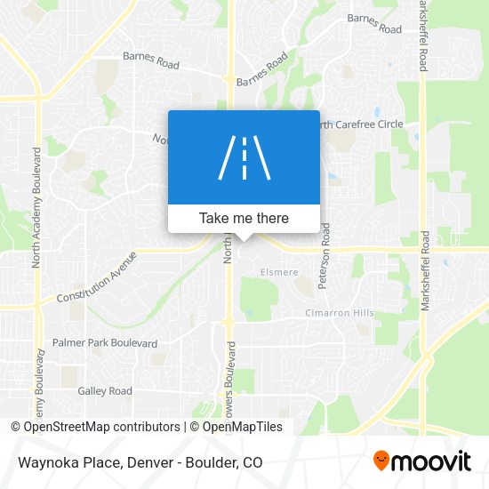 Waynoka Place map