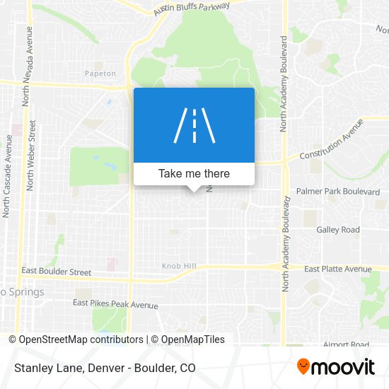 Stanley Lane map