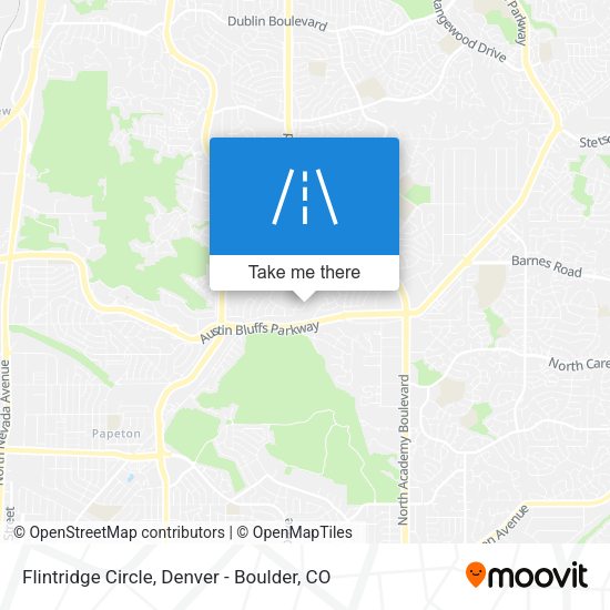 Flintridge Circle map