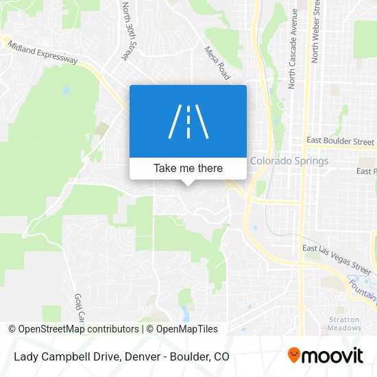 Mapa de Lady Campbell Drive