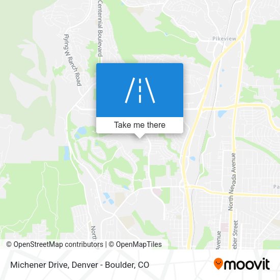 Michener Drive map