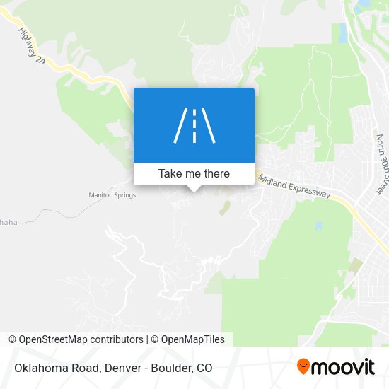 Oklahoma Road map