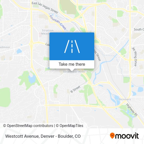 Westcott Avenue map