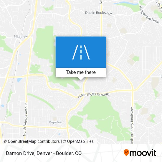 Mapa de Damon Drive