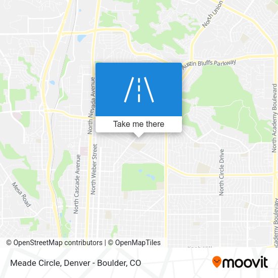 Meade Circle map