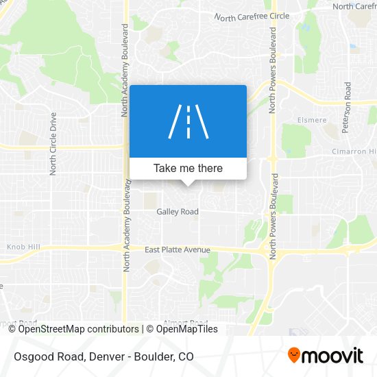 Osgood Road map