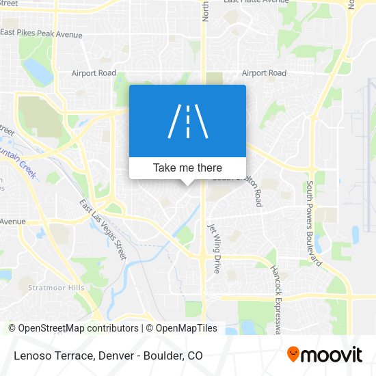 Lenoso Terrace map