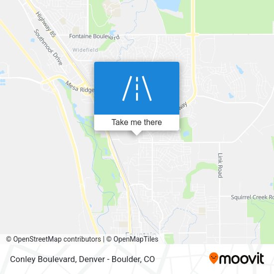 Conley Boulevard map