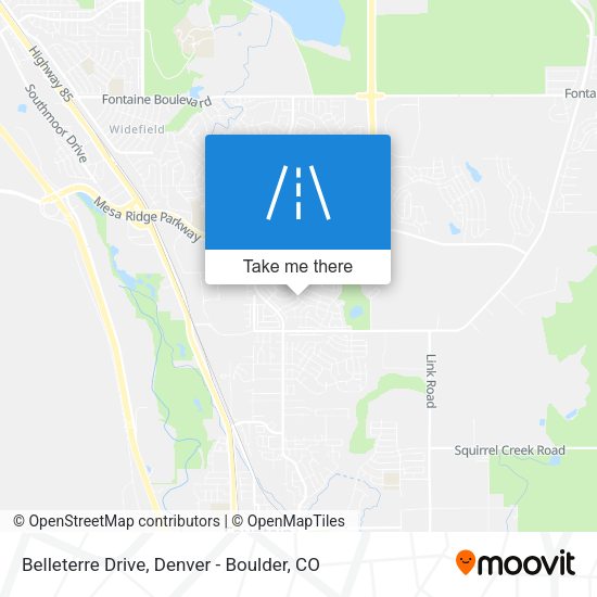 Belleterre Drive map